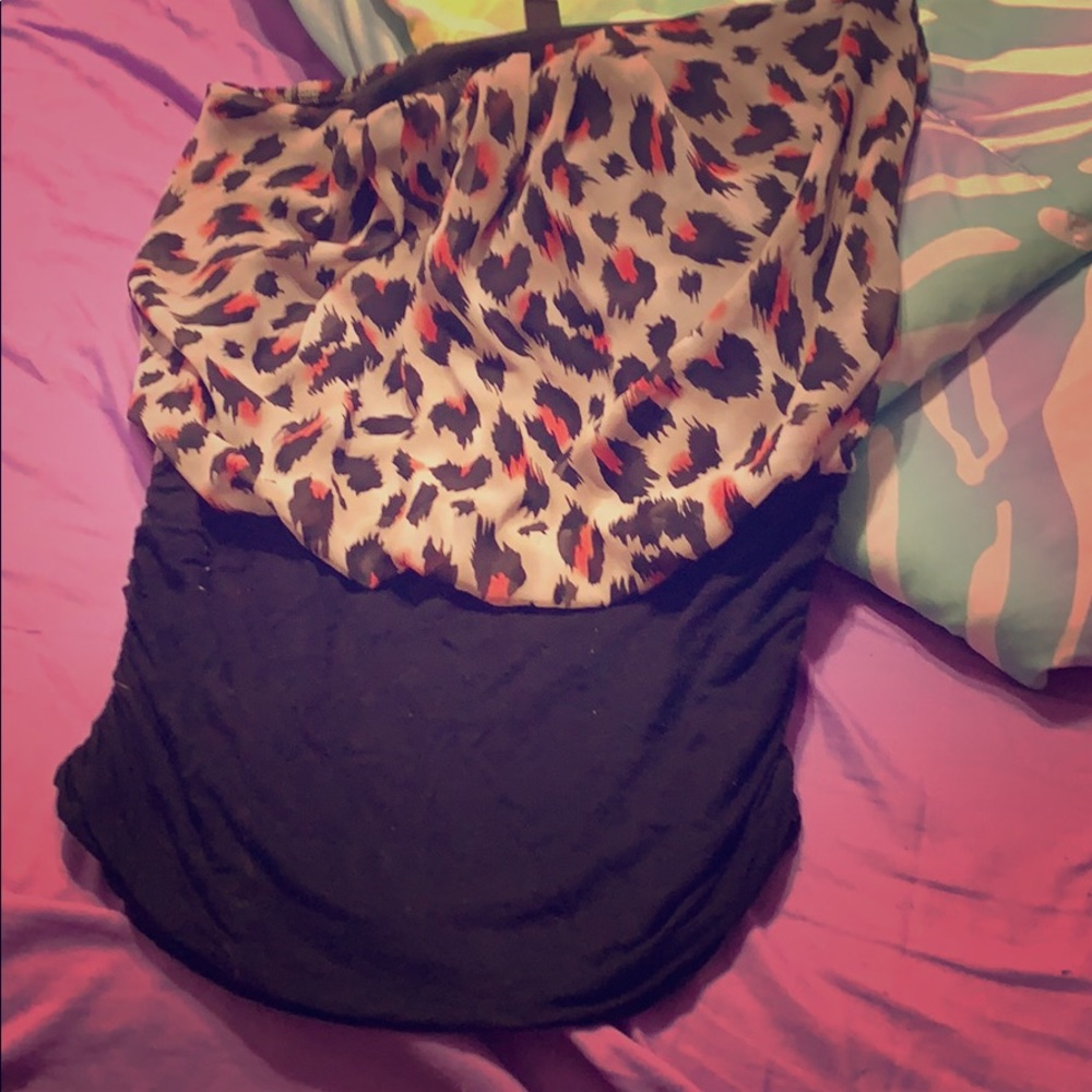 Strapless top